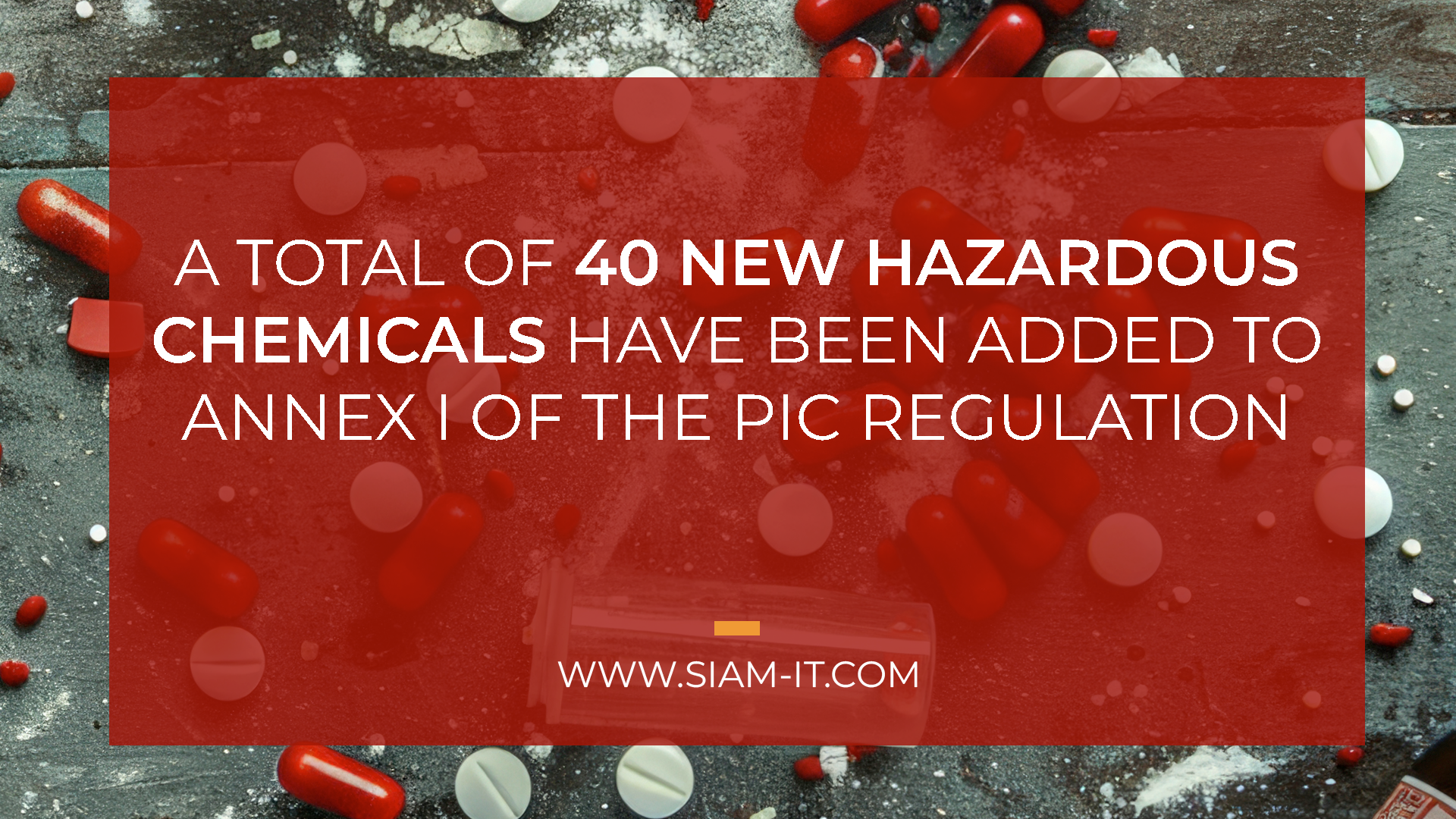 ECHA Expands List of Substances Subject to PIC Regulation