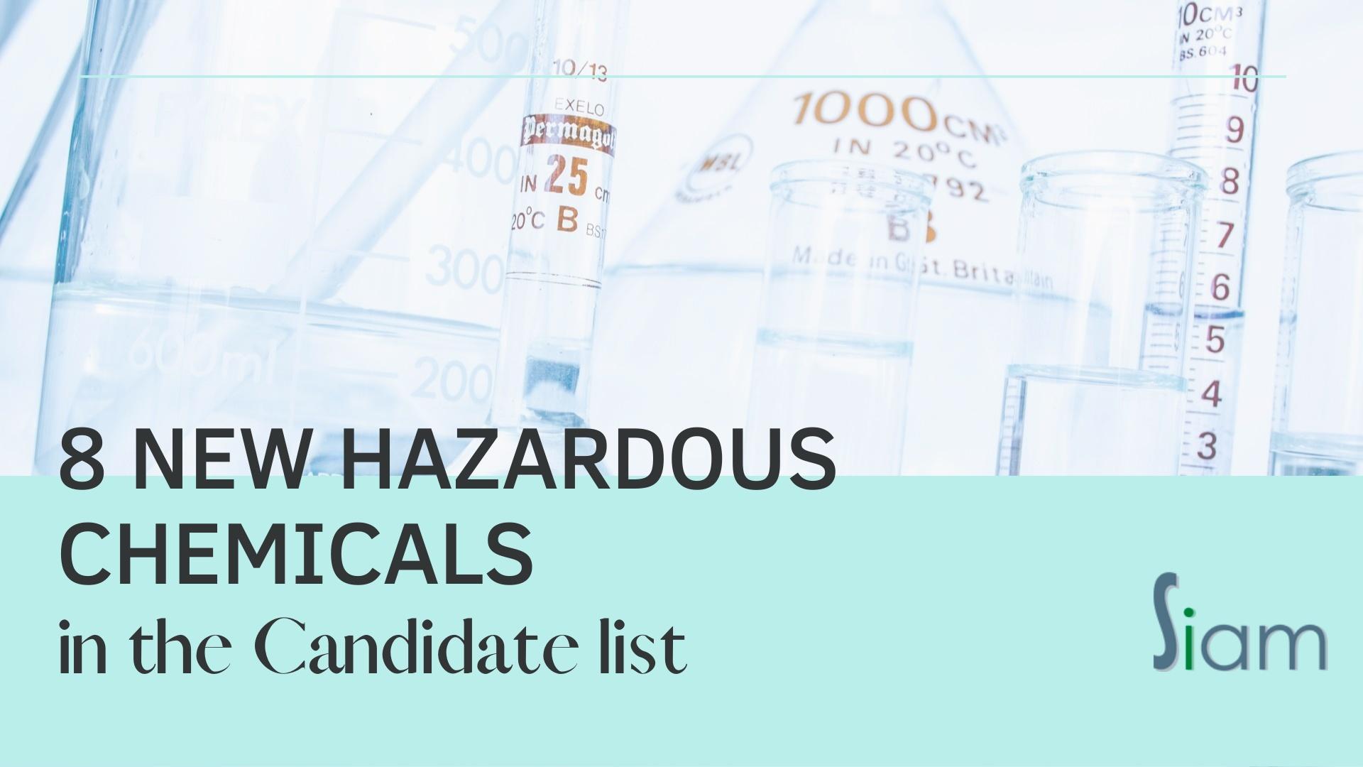 8 new additions to the Candidate List