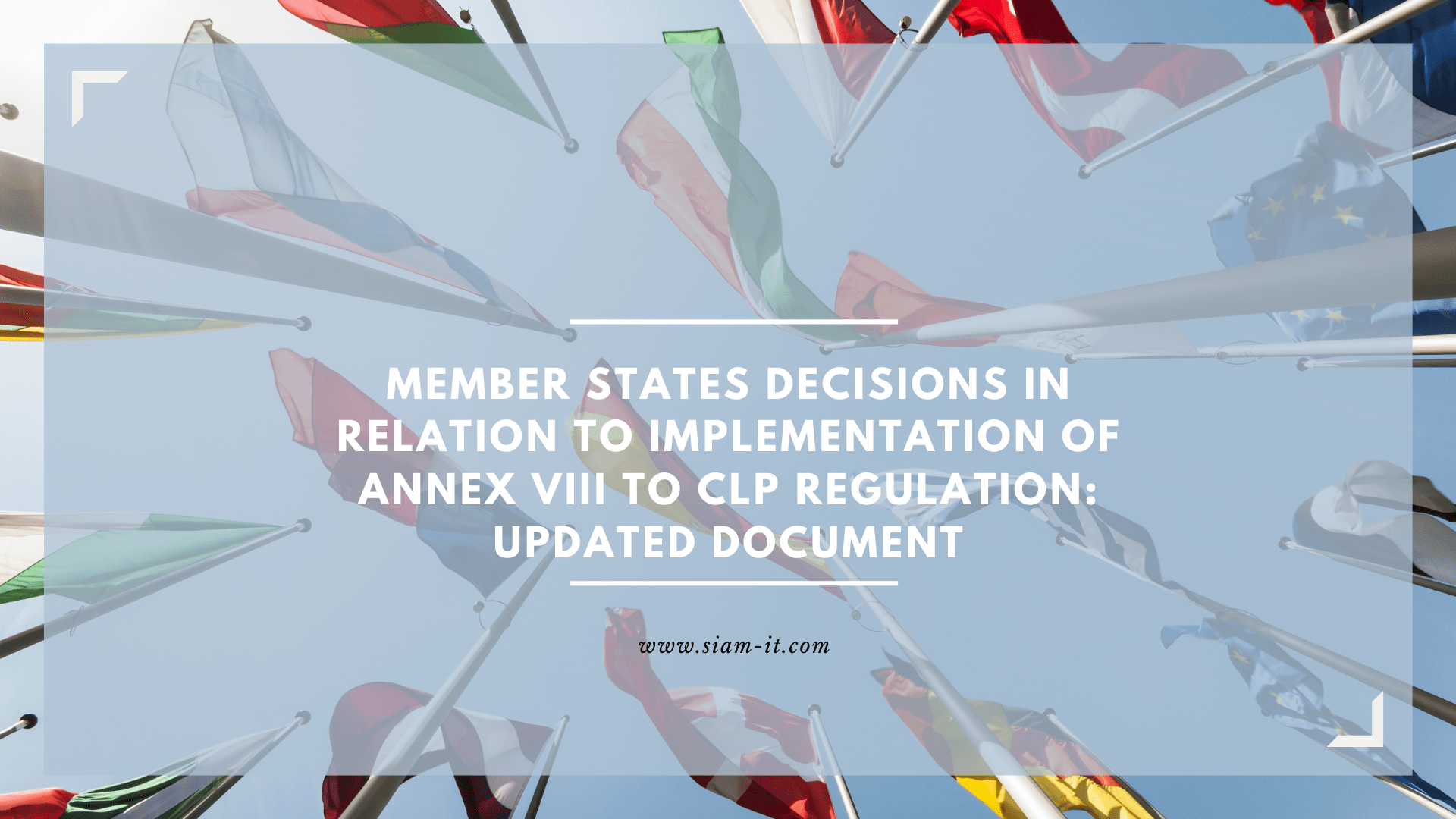 Member States decisions in relation to implementation of Annex VIII to CLP Regulation: updated document