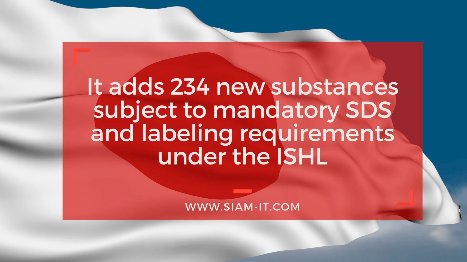 Do you need help to comply with the new Japanese SDS requirements? ¡New practical guideline published!