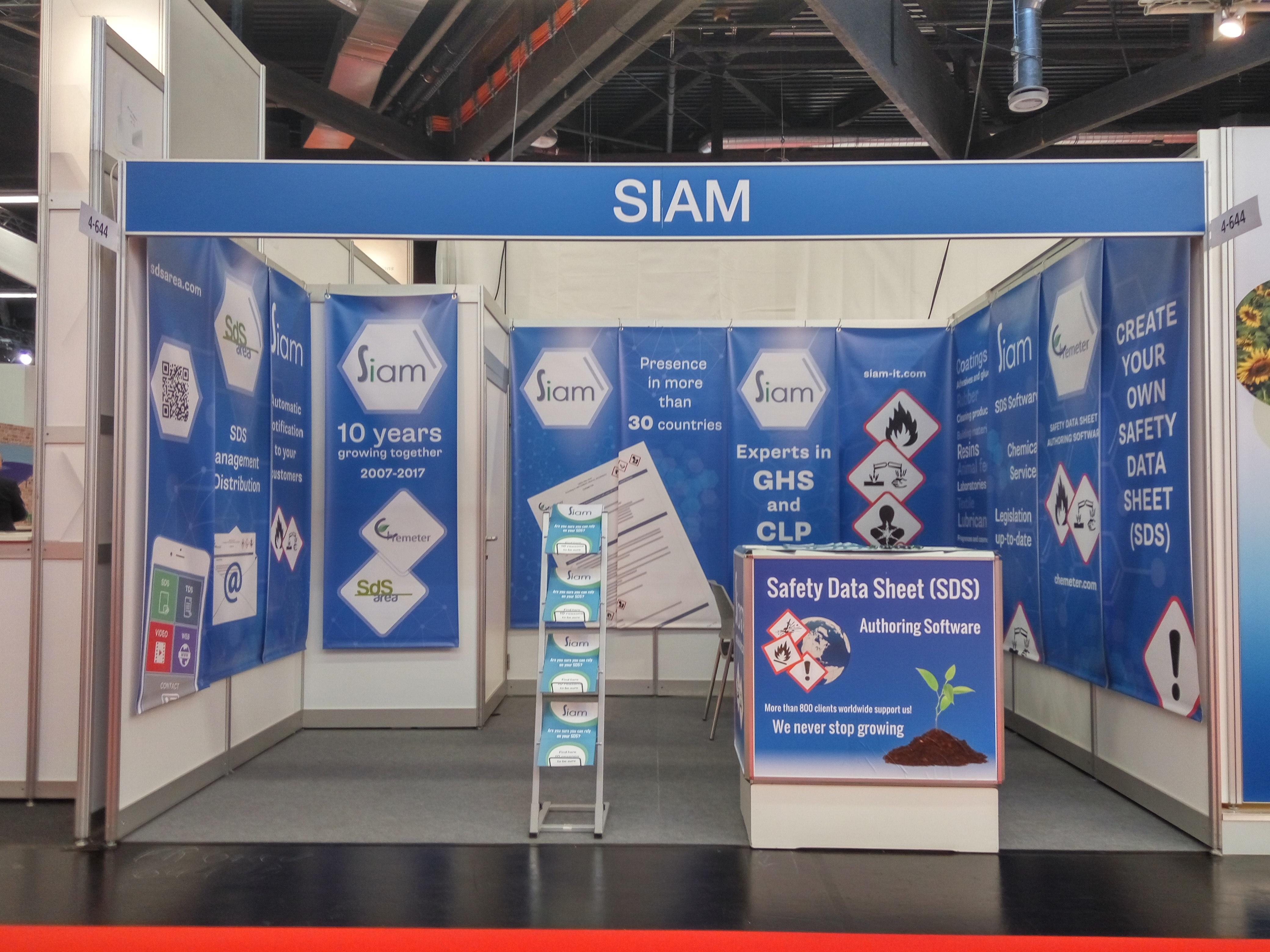 Mais uma participação da SIAM na European Coating Show