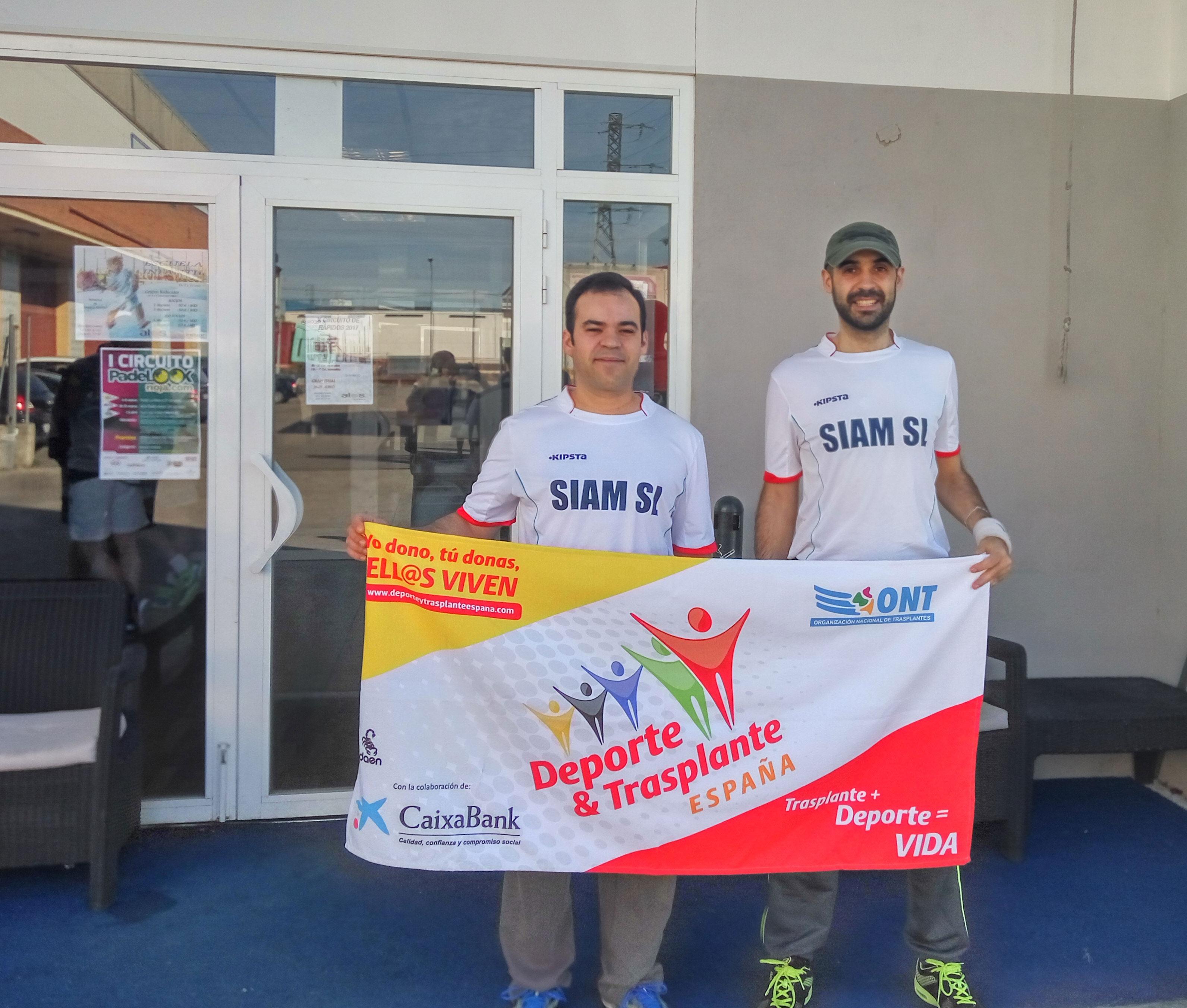 SIAM participou no torneio de Pádel solidário “Paladas por la donación”